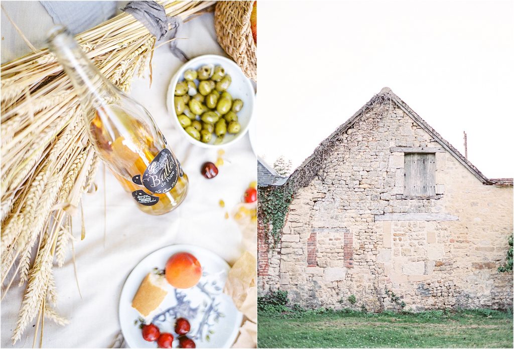 Engagement session in the French Countryside photographed by wedding photographers in France Amy Mulder Photography.