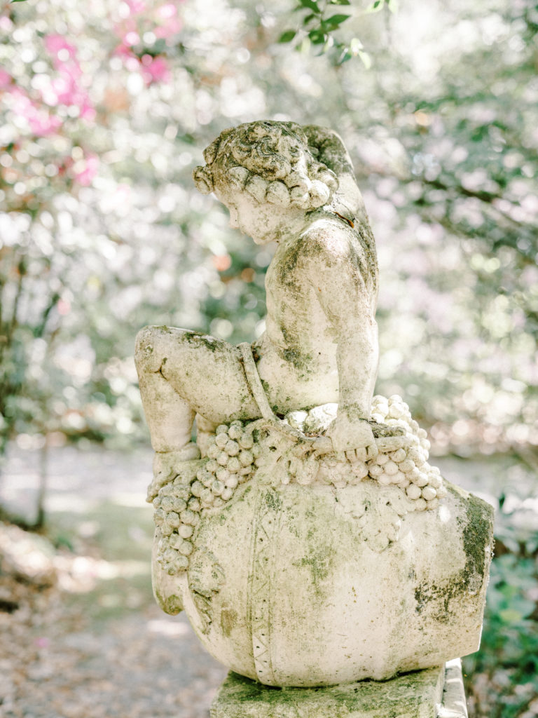 Statue photographed by wedding photographers in Charleston SC, Amy Mulder Photography.