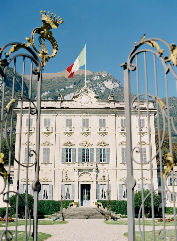 Villa Sola Cabiati on Lake Como, Italy. Photographed by Italy wedding photographer, Amy Mulder Photography.