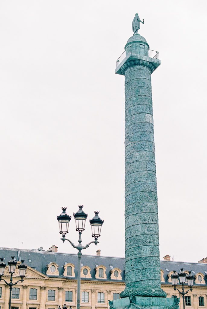 Place Vendome in Paris France 
