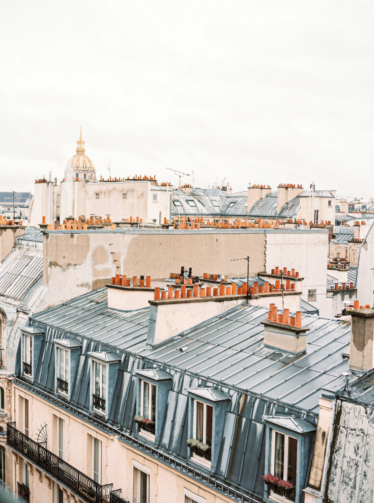 Rooftops of Paris France