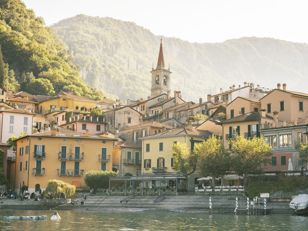 Varenna on Lake Como in Italy