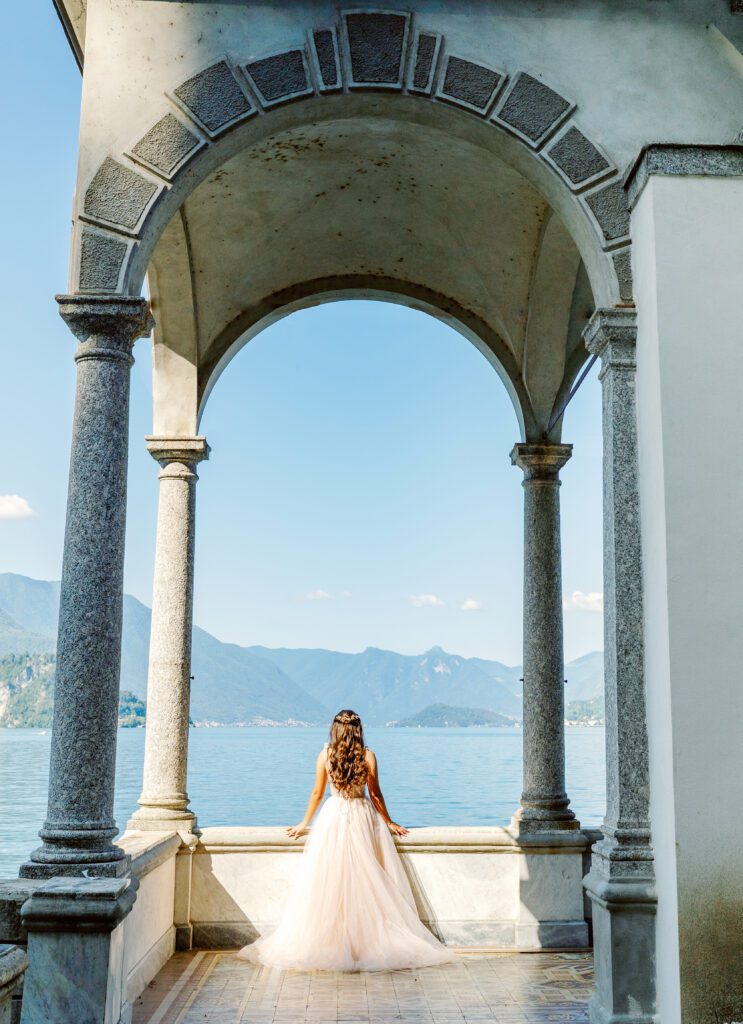 Quinceañera at Villa Monastero on Lake Como in Italy photographed by Lake Como photographer