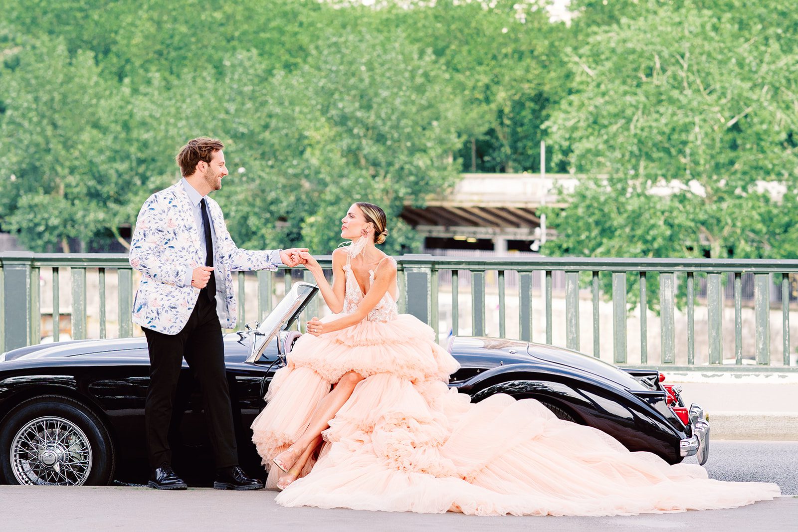 Paris Engagement Session photographed by Lake Como photographer