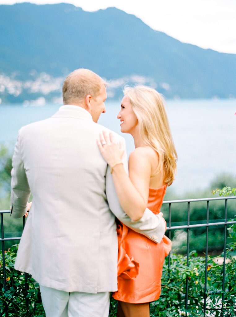 Lake Como engagement session at Passalacqua photographed by Lake Como photographer