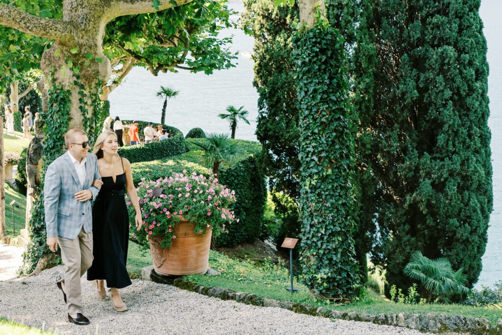 Lake Como Proposal at Villa Balbianello photographed by Lake Como photographer