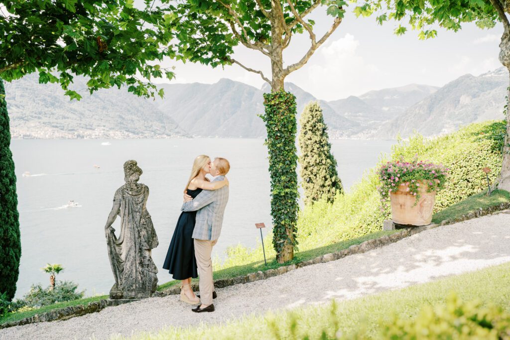 Lake Como Proposal at Villa Balbianello photographed by Lake Como photographer