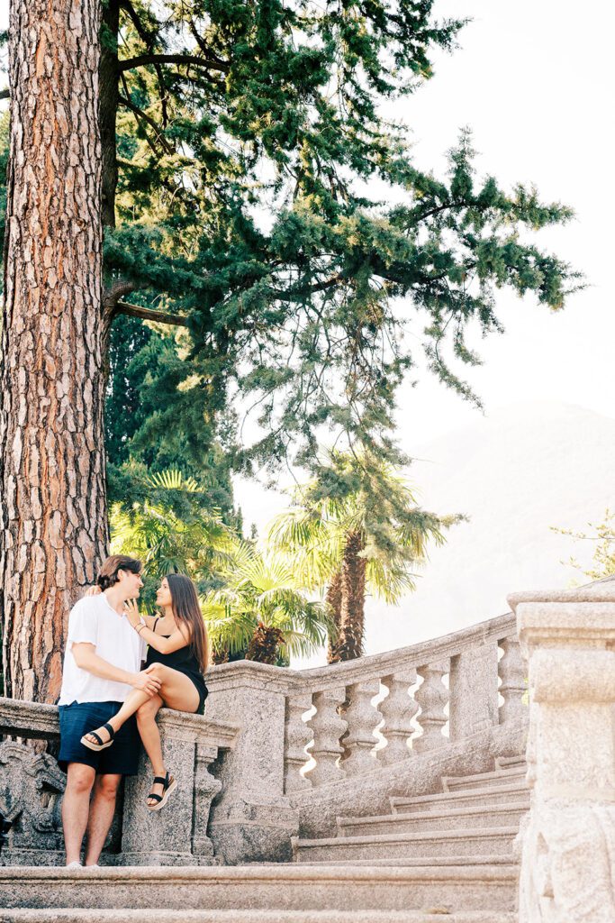 Lake Como Engagement Session