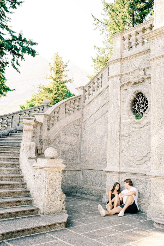 Lake Como Engagement Session