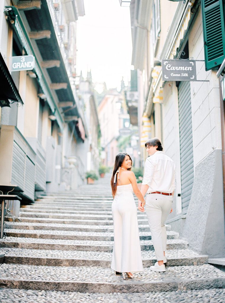 Lake Como Engagement Session