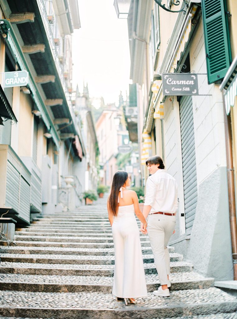 Lake Como Engagement Session