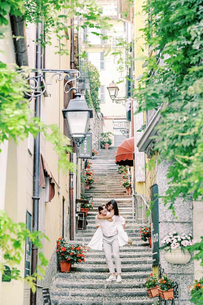 Lake Como Engagement Session