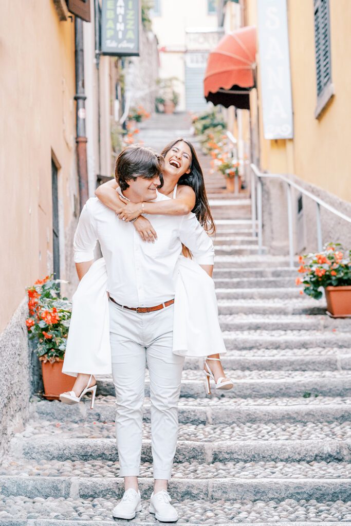 Lake Como Engagement Session