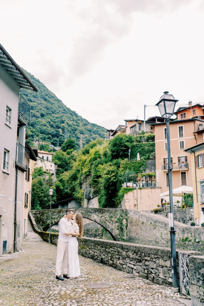 Lake Como vacation session in Argegno photographed by Lake Como photographer