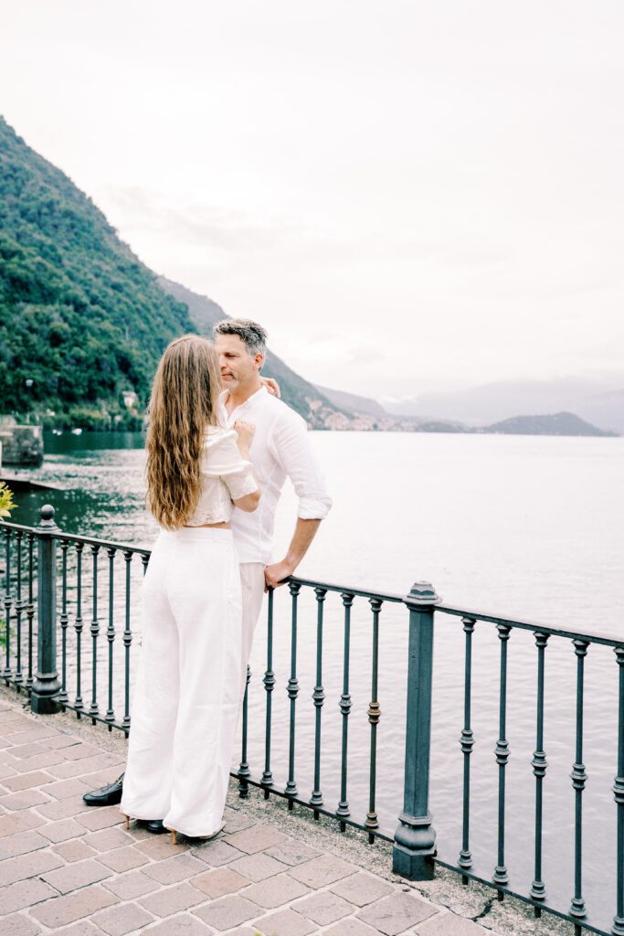 An intimate Lake Como vacation session in Argegno photographed by Lake Como photographer