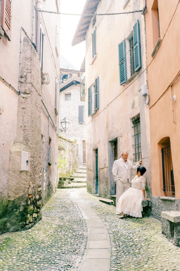 Lake Como Anniversary session in Argegno photographed by Lake Como photographer