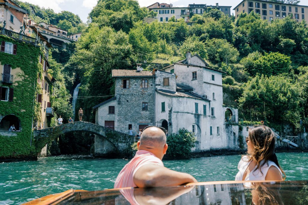 Quinceañera family photos on Lake Como in Italy photographed by Lake Como photographer