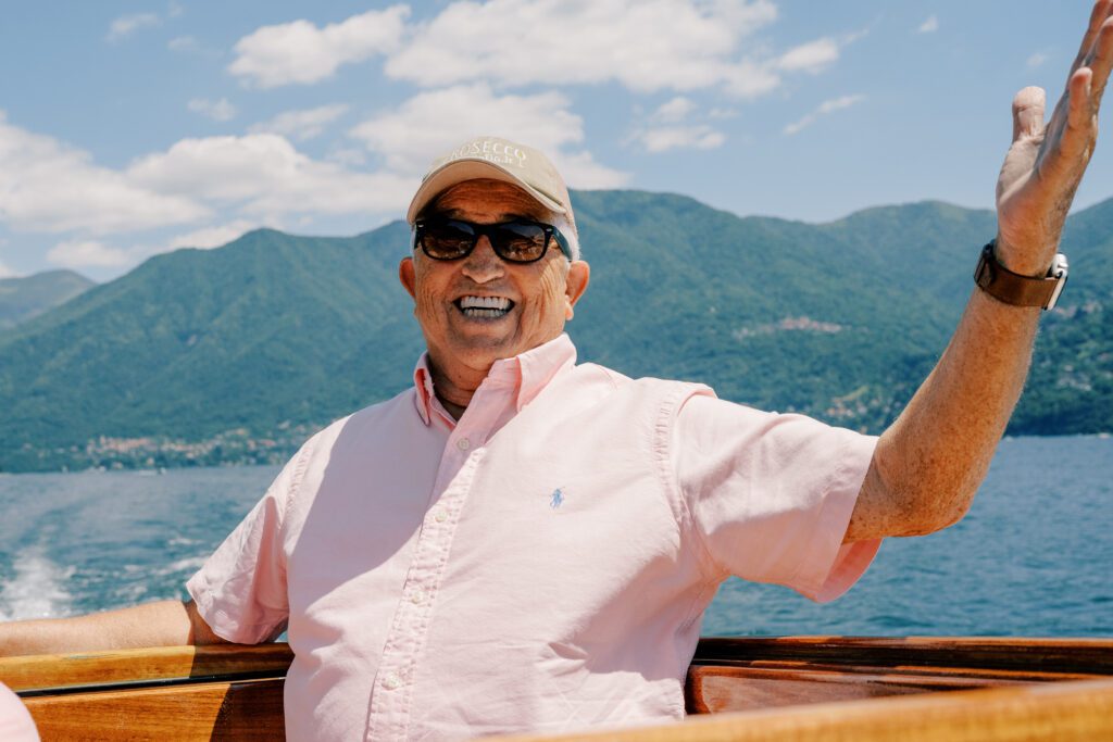 Quinceañera family photos on Lake Como in Italy photographed by Lake Como photographer